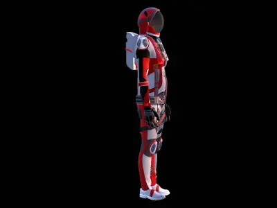 Astronaut Spacesuit Canada 3D model