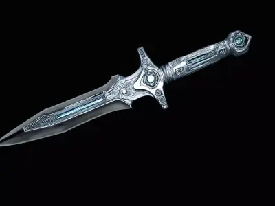 Sci-Fi Energy Dagger 3D model