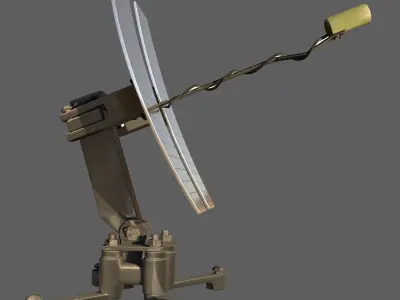 Sci-Fi Antenna 3D model buy