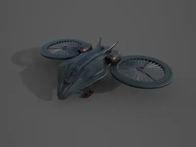 Cobra aircraft - PBR - lowpoly Low-poly 3D model