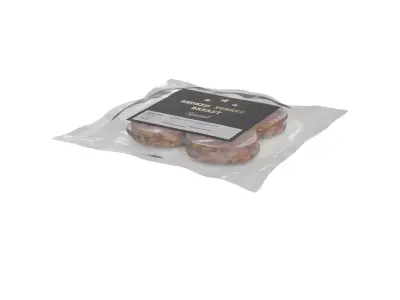 Deli sausages Smoked Turkey Breast 3D model buy