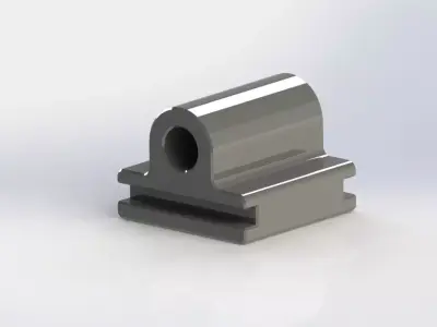 CABLE CLIP - D5 - 20 x 20 PROFILE 3D model