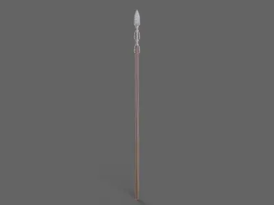 PBR Spear V1c Low-poly 3D model
