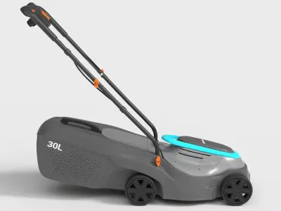 GARDENA LAWN MOWER 3D model