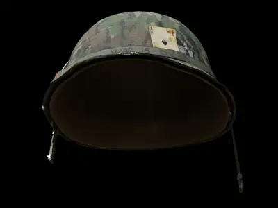 Military Helmet Low-poly 3D model order