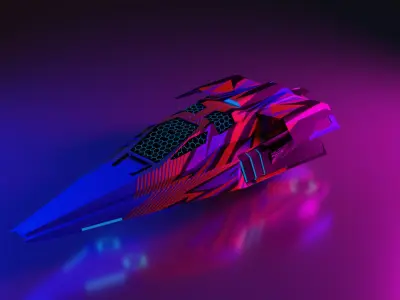Sprinter Mk3 Low-poly 3D model