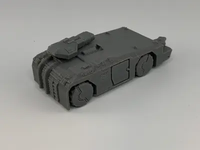 Print-in-Place Alien APC Free 3D print model