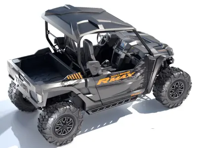 Wolverine RMAX2 1000 LE Black 3D model
