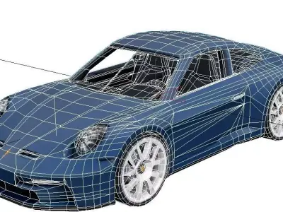 20 Famous Brand Cars Pack Low Poly Vehicles Collection Low-poly 3D model