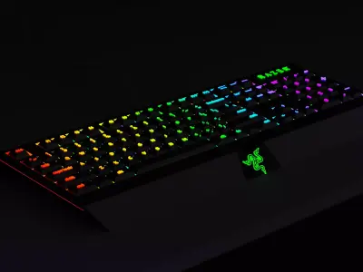 Razer Keyboard 3D model