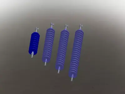 HV TRANSMISSION INSULATOR Free 3D model