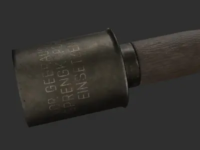 Grenade M24 Free low-poly 3D model