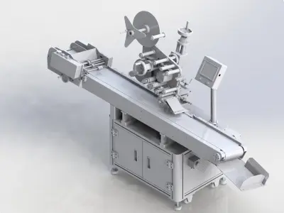 Automated Labeling Machine A1 3D model