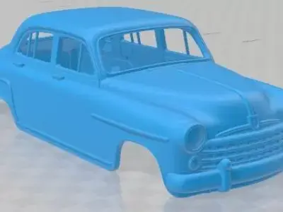 Seat 1400 1957 Printable Body Car 3D print model