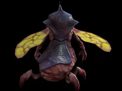 Flying Insect Low-poly 3D model purchase