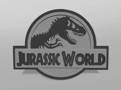 Jurassic World Free low-poly 3D model