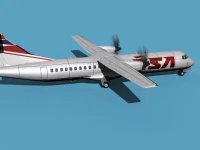 ATR  ATR-72-600 Czech Air 3D model
