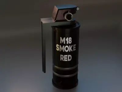 Grenade Smoke Free 3D model