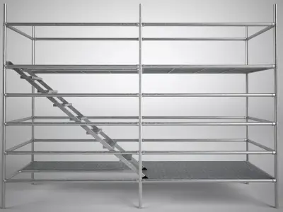 Scaffold tower 12 3D model