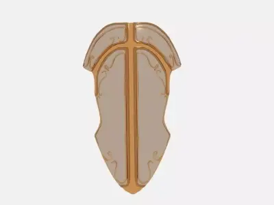 Stone Kind Fantasy Armor 3D model