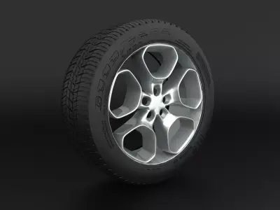 Huracan rims  Free 3D model