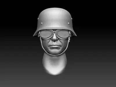 helmet 3D print model get