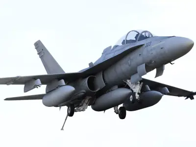 McDonnell Douglas FA-18D Hornet Tandem Seat 3D model