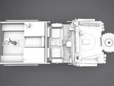 SAS Land Rover Series 2A 3D print model