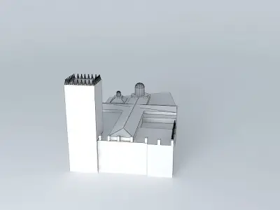 Cathedral of San Juan Bautista Badajoz Free 3D model