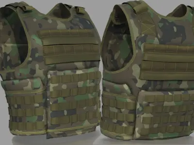 TACTICAL VEST 3D model purchase