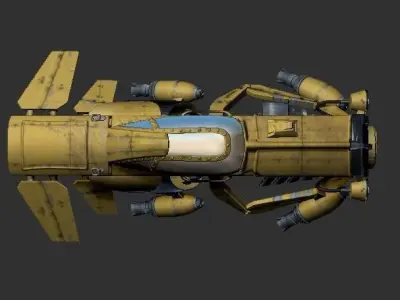 Retro Jet 3D model