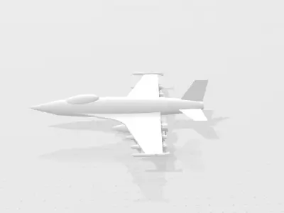 3d Airplane plane 3D print model