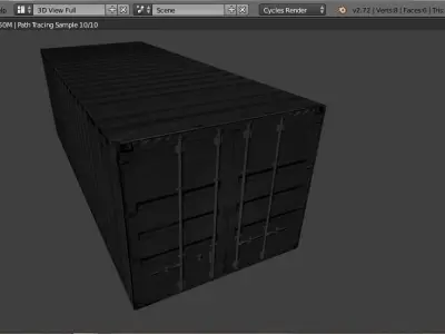 Container 3D Model free Free 3D model
