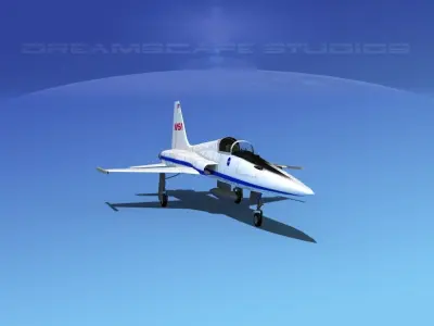 Northrop F-5E Tiger NASA 3D model