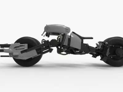 Batman Batpod Motorcycle 3D print model
