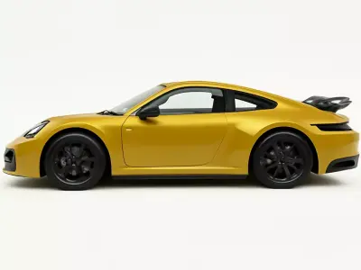 Porsche 911 GT3 Touring Mustard Gold 3D model