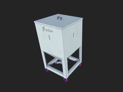 Material Tank Low-poly 3D model