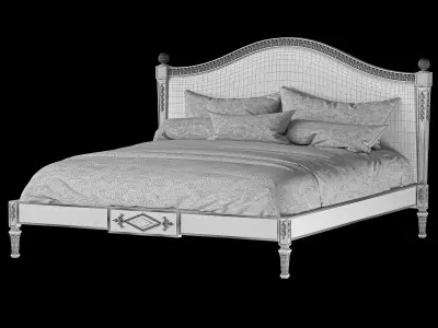 roberto giovannini bed art 1386 3D model