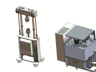 Universal Fatigue Tester Dynamic and Static Fatigue Test Machine 3D model