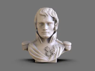 Napoleon Bust 3D print model purchase