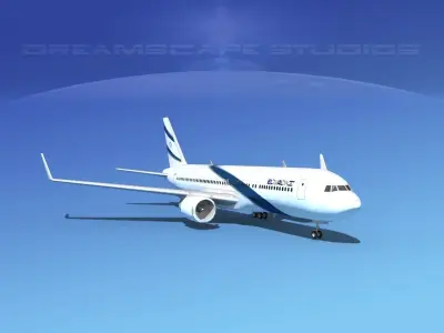 Boeing 767-300 El Al 3D model
