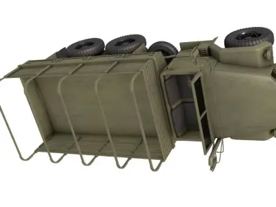 Cargo Truck M35 3D model