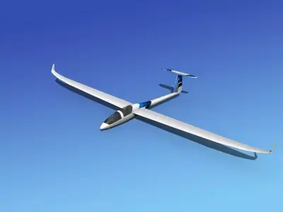 DG-1000 Glider V04 3D model