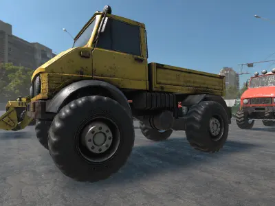 Special Vehicles Collection HQ - PBR Low-poly 3D model