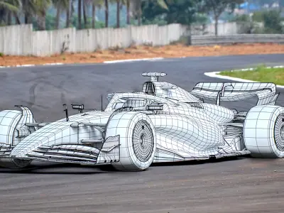 Alpine A523 F1 Team Formula 1 Season 2023 3D model