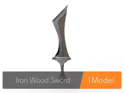 Iron Wood Sword 3D model