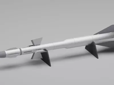 China Vympel R-27 AA-10Alamo Missile Free low-poly 3D model