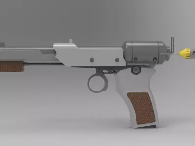 Fallout Pneumatic Gun 3D model