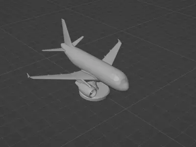 A 320 Free 3D model