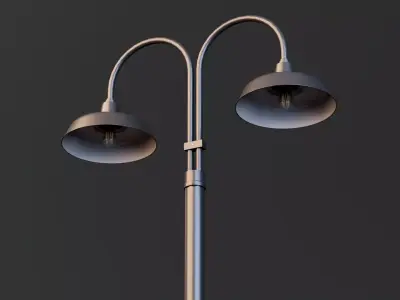 Street Lamp Free low-poly 3D model